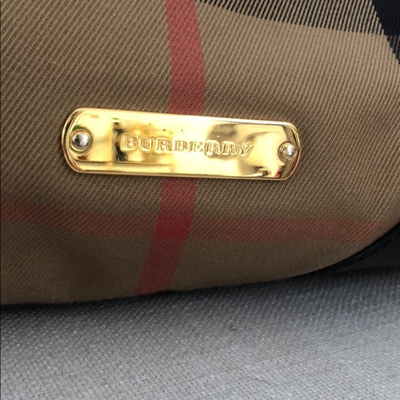 Burberry haymarket canvas and leather tote - Picture 2 of 6